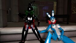 2017 3d 3d_(artwork) animatronic anthro big_breasts bow_tie breasts female five_nights_at_freddy's five_nights_at_freddy's_2 hi_res lagomorph looking_at_viewer machine mammal nipples nude pussy rabbit robot shadow_bonnie simple_background toy_bonnie toy_bonnie_(fnaf) video_games