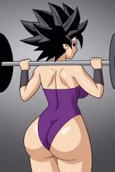 ai_generated caulifla dragon_ball_super female gym maplecat