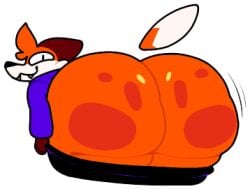 1boy big_ass bubble_butt chip_at_night fox furry huge_ass male soups_(superiorfox) thick_thighs wide_hips