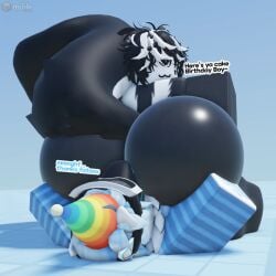 3d anthro ass big_ass bottom_heavy_femboy facesitting femboy fur furry gay huge_ass male_only miljkfarts_(artist) roblox robloxian tagme thick thick_ass thighs