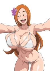 1girls big_ass big_breasts big_butt big_thighs bikini bleach bleach:_the_thousand-year_blood_war breasts female female_only huge_ass huge_breasts huge_butt huge_thighs inoue_orihime iwao178 large_breasts only_female oppai orange_hair smiling smiling_at_viewer sole_female solo thick_thighs thighs voluptuous wide_hips