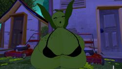 big_ass big_breasts calling garden night peashooter_(pvz) plant plants_vs_zombies shortstack small_female vrchat