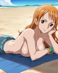 ai_generated female female_only nami_(one_piece) one_piece stickyai