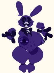 1girls ass_bigger_than_head belly belly_button black_scarf breasts bunny bunny_ears cxsafsfqwr_(moroon_gag) digital_media drazercd female female_only five_nights_at_freddy's fnaf friday_night_funkin full_body moroon_gag new_design no_neck nude ourple_guy_(fnf_mod) pixel_art purple_areola purple_body redesign remake rwqfsfasxc_(five_nights_at_freddy's) scarf shadow_bonnie shadow_bonnie_(fnaf) solo teeth thick_thighs