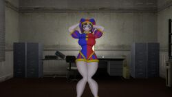 garry's_mod garry's_mod pomni pomni_(tadc) pomni_(the_amazing_digital_circus) pose posing tadc the_amazing_digital_circus