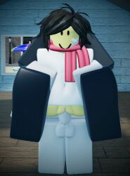 1boy1girl bl4ckjacket black_hair bonditu_(bl4ckjacket) carrying full_nelson penetration roblox roblox_studio robloxian sex tagme vaginal_penetration white_skin yellow_skin