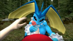 anon504 big_breasts big_butt erection fusion human human_on_pokemon interspecies lopunny outdoors penis pokémon_(species) pokemon pokemon_(species) pokemon_ss pokephilia self_upload sfm vaporeon vaporunny victor_(pokemon) video_games