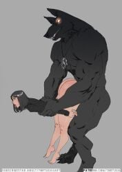 2d anthro anthro_dominating_human anthro_penetrating anthro_penetrating_human canine canine_on_human deep_penetration dominant_anthro femsub human_female human_penetrated interspecies light-skinned_female light_skin male_anthro/female_human maledom monster monster_boy neophyte_zealot rough_sex submissive_female submissive_human thick_ass tortuga werecanid werewolf