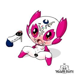 2020_tokyo_olympics artist_request breasts censored censored_penis censored_pussy crying crying_with_eyes_open cum cum_on_face mascot miraitowa olympic_mascot olympics penis pussy someity tagme tongue tongue_out