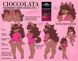 absurd_res anthro ass barefoot blasticussaturn bottomwear breasts brown_body brown_fur brown_hair camel_toe canid canine cioccolata_(blasticussaturn) cleavage clothed clothing clothing_lift dialogue dress english_text feet female fluffy fluffy_hair fur hair hi_res holding_clothing holding_object holding_panties holding_underwear inner_ear_fluff looking_at_viewer looking_back mammal model_sheet nipple_outline nipples open_mouth panties pawpads shirt shirt_lift shorts side_view signature smile speech_bubble swimwear tail text topwear tuft underwear upskirt yellow_eyes