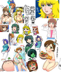 ami_futami azusa_miura caramelldansen haruka_amami hoshii_miki idolmaster kotori_otonashi mami_futami minase_iori ritsuko_akizuki rose_of_versailles yayoi_takatsuki yukiho_hagiwara zanzi