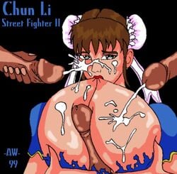 1990s 1999 20th_century arcticwinds chun-li dated female human male straight straight_hair street_fighter tagme unseen_male_face