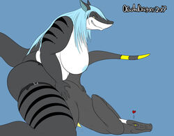 anal anal_sex anna_(orcasanddragons) anthro big_breasts breasts dildo dragon erection female fish male marine nipples orcasanddragons overweight overweight_female pegging penetration sex_toy shark straight strapon topaz_(orcasanddragons)