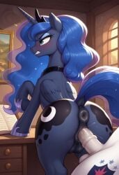 ai_generated equid equine female friendship_is_magic hasbro horse long_hair male my_little_pony penis pony princess_luna_(mlp) pussy sex shining_armor_(mlp) unicorn