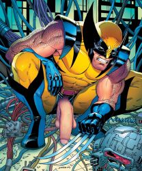 big_balls big_cock big_dick big_penis destroyed_clothing edit edited exposed_penis geekwithepower logan_(x-men) marvel marvel_comics muscular muscular_male penis ripped_clothing uncircumcised uncut wolverine wolverine_(x-men) x-men