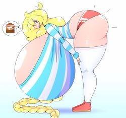 big_ass big_breasts breasts bubble_butt cassie_(theycallhimcake) cleavagr female huge_ass huge_breasts hyper_breasts riley_moore_(artist) thick_thighs wide_hips