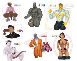 anthro ass balls bara big_penis blowjob boner bulge car doughnut emoji erection facial_hair flaccid furry male male_only millzdick moai_statue moustache muscles muscular oral pantsless penis priest rat roller_skates speech_bubble spread_legs squatting thong wet wet_clothes