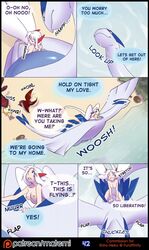 beach comic female flying legendary_pokemon lugia male matemi nintendo page_42 pokemon pokemon_(species) pussy sea seaside straight tagme video_games water