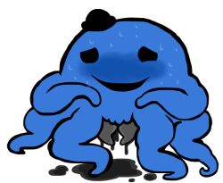 black_hat blue_body blue_skin blush blushing blushing_male color colored duodenumexam ink ink_drip male male_only nick_jr nickelodeon non-web_source octopus oswald_(oswald) oswald_(series) penis solo solo_male sweat sweating sweating_profusely sweaty sweaty_body sweaty_male white_background