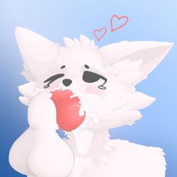 1boy :3 anatomically_correct_genitalia anatomically_correct_penis animal_genitalia animal_penis anthro anthro_femboy anthro_on_anthro balls balls_deep blush blush_lines boykisser boykisser_(meme) canine_penis closed_eye cock cock_in_mouth cum_in_mouth cum_inside cum_while_penetrated cumdrip deep_penetration deep_throat deepthroat disembodied_penis erection felid feline felis femboy floating_hearts floating_penis fur furry furry_male furry_only gay genitals knot knotted_penis large_penis looking_at_another male male/male nekobias penis_awe penis_lick shading sheath silly_cat_(mauzymice) solo sucking_penis tears tears_in_eyes white_body white_fur