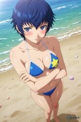 ai_generated atlus female female_only ginkaman human nai_diffusion persona persona_4 shirogane_naoto stable_diffusion white_female white_skin