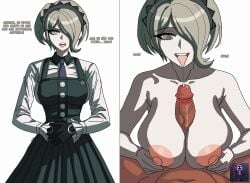 2024 angry apron background bare_shoulders before_and_after boobjob brain_drain brainwashing breasts clothed collarbone colored cum dangan_ronpa danganronpa danganronpa_v3 dark_skin dialogue dress edit erect_nipples erection femsub ghostec gloves green_eyes hair_covering_one_eye hairband happy_trance huge_breasts huge_cock huge_nipples hypnosis kirumi_tojo large_nipples light_skin maid maledom mind_control nipples nude open_mouth paizuri pale_skin penis photoshop portuguese portuguese_dialogue portuguese_text sex short_hair signature smile spiralwash_eyes titjob tongue tongue_out topless toujou_kirumi watermark white_background white_skin