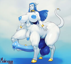 1futa 2015 animal_genitalia animal_penis balls big_balls big_breasts big_penis blanche blue_background blue_hair blue_skin blue_theme bracelet breasts centaur come_at_me_bro diphallia diphallism draenei equine_penis erection flaccid full-length_portrait full_length futa_centaur futa_only futanari hair hi_res hooves horse horsecock hourglass_figure huge_balls huge_breasts huge_cock humanoid hyper hyper_balls hyper_penis intersex jewelry modeseven multi_penis navel nude penis portrait smile smirk solo solo_futa standing sweatdrop tail taur testicles thick_thighs video_games voluptuous warcraft white_skin world_of_warcraft