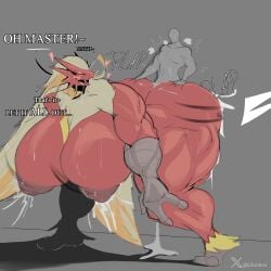 blaziken huge_breasts l0nneva larger_female pokemon