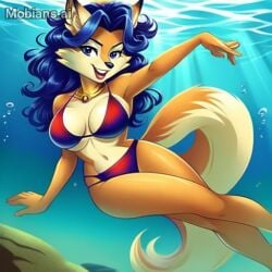 big_breasts carmelita_fox cartoolover sly_cooper_(series) underwater