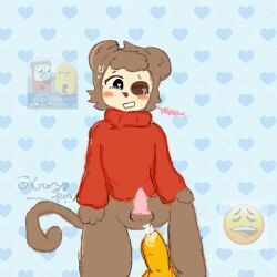 2boys anthro furry gay male male_only max_design_pro monkey penis pink_dick red_sweater sex yaoi