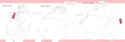 astolfo_(fate) bhm fat fat_femboy fat_fetish fat_man fate/apocrypha fate/grand_order fate_(series) male_boobs male_breasts male_only man_boobs manboobs monster_energy_drink overweight overweight_male ssbhm ussbhm waifudekai weight_gain weight_gain_sequence