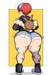 ai_generated dat_ass female female_focus female_only full_body huge_ass mullon novelai penny_(pokemon) pokemon pokemon_sv solo that_ass_was_fat