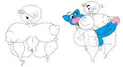 1boy 1girls accessory anthro areola ass ass_bigger_than_head balls barefoot big_areola big_balls big_clitoris big_nipples black_eyes blue_body blue_fur bodily_fluids breasts breasts_bigger_than_head carrie_krueger cartoon_network clitoris completely_nude completely_nude_female curvy_figure domestic_cat drooling duo erect_nipples erection eyelashes felid feline felis female female_on_top full_body fur genitals ghost ghost_girl grin gumball_watterson hair_accessory hair_over_eye half-closed_eyes huge_ass huge_balls huge_breasts huge_cock huge_hips huge_thighs humanoid hyper_ass hyper_breasts hyper_penis imminent_sex keel_(artist) keelgabeytheart male male/female male_on_bottom mammal naked naked_female narrowed_eyes nipples nude nude_female on_bottom on_lap on_top open_mouth open_smile penis saliva simple_background sitting_on_lap smile spirit spread_legs spreading teeth the_amazing_world_of_gumball thick_thighs thigh_sex thighjob vein veiny_penis voluptuous white_body wide_hips