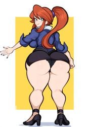 ai_generated dat_ass female female_focus female_only full_body huge_ass lorelei_(pokemon) mature_female mullon novelai pokemon pokemon_hgss solo that_ass_was_fat