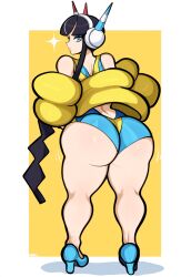 ai_generated dat_ass elesa_(pokemon) female female_focus female_only full_body huge_ass mullon novelai pokemon pokemon_bw pokemon_bw2 solo that_ass_was_fat