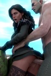 3d animated sex sex_toy sound tagme the_witcher_(series) the_witcher_3:_wild_hunt video yennefer