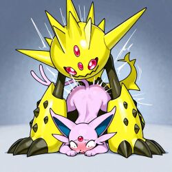 ai_generated espeon mating pokemon regieleki