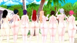 8girls beach big_ass big_breasts chainsaw_man cosmo_(chainsaw_man) higashiyama_kobeni himeno_(chainsaw_man) koikatsu makima_(chainsaw_man) mitaka_asa nude power_(chainsaw_man) quanxi_(chainsaw_man) reze_(chainsaw_man) yoru_(chainsaw_man)