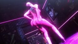 3d ass ass_focus dance_floor dancing disco_ball hitman hitman_absolution io-interactive low-angle_view neon_lights nurse nurse_cap samantha_ruby screenshot screenshot_edit sexy_nurse strip_club tagme video video_games