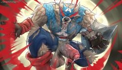 captain america from marvel by crazydrak