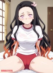 ai_assisted ai_generated anime demon_slayer nezuko_(demon_form) nezuko_kamado