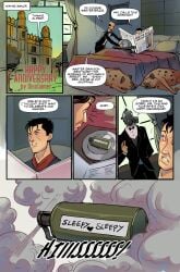 alfred_pennyworth batman batman_(series) blue_eyes bruce_wayne comic comic_page dc_comics disclaimer english_text hyena