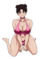 big_breasts female_only kneeling naruho tenten