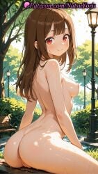 1girls 2025 ai_assisted ai_generated anime anime_style anus arched_back asian ass asshole back bangs bench blunt_bangs blush breasts brown_hair bush bust busty caucasian cleft_of_venus closed_mouth completely_nude day female female_focus female_only from_behind from_side hi_res high_quality high_resolution highres iino_miko kaguya-sama_wa_kokurasetai_~tensai-tachi_no_renai_zunousen~ lamppost long_hair looking_at_viewer looking_back medium_breasts natsuyoru nipples nipples_outside non-asian nude nude_female on_bench onsen oshiri outdoors park_bench patreon pussy red_eyes shoulder_blades sideboob sitting smile solo solo_female stable_diffusion thighs tree uncensored uncensored_nipples vagina voluptuous voluptuous_female water wet wet_hair