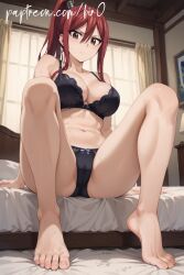 ai_generated ass breast erza erza_scarlet fairy_tail milf missionary_position red_hair