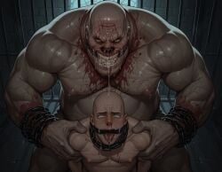 2boys abs ai_generated anal anal_sex balls bara big_balls big_dom_small_sub big_muscles big_nipples big_pecs big_penis blood_on_face blood_on_hand booster_rex chris_walker_(outlast) daddy dilf dominant dominant_humanoid dominant_male domination drooling duo erect_nipples erection gay holding_partner huge_balls huge_cock huge_muscles huge_nipples huge_pecs human human_penetrated humanoid humanoid_dominating_human humanoid_penetrating humanoid_penetrating_human humansub hunk interspecies larger_humanoid larger_male male male/male male_only male_penetrated male_penetrating male_penetrating_male monster monster_on_male monster_rape monstrous_humanoid musclegut muscular_humanoid muscular_male navel nipples nude outlast pecs penetration penis penis_in_ass rape size_difference smaller_human smaller_male smaller_penetrated submissive submissive_human submissive_male sweat yaoi