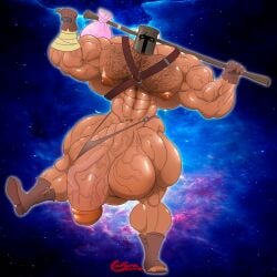 bodybuilder centaurus daz_candyman hyper hyper_balls hyper_cock hyper_genitalia hyper_penis hyper_testicles male male_only muscles muscular muscular_arms muscular_male muscular_thighs