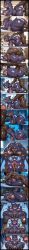 ai_generated big_ass big_breasts chubby comic_strip generation_1_pokemon gengar shortstack