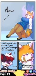 absurd_res aggretsuko ailurid anthro artifact_the_fox big_breasts black_body black_clothing black_fur black_shirt black_topwear blue_clothing blue_shirt blue_topwear bottomwear brainwashing breasts brown_nose canid canine cheating_wife cheek_tuft clothing comic comic_page corrupted corruption cuckold dialogue dominant dominant_male duo facial_tuft female femsub floor footwear fox fox_boy frown fur furry glowhorn hair head_tuft hi_res hypnosis hypnotic_eyes imminent_sex infidelity leaning leaning_backward leaning_on_wall limp_arms magic male male/female maledom mammal married_woman master mind_alteration mind_control netorare office office_clothing office_lady open_mouth panties purple_eyes red_body red_fur red_hair red_nose red_panda red_panda_girl retsuko sanrio sharp_teeth shirt shoes simple_background skirt slave spiral spiral_eyes submissive submissive_female suit tail talking_to_another teeth tight_clothing tongue topwear trance tuft underwear wall_(structure) white_body white_clothing white_fur white_hair white_shirt white_topwear worried worried_look