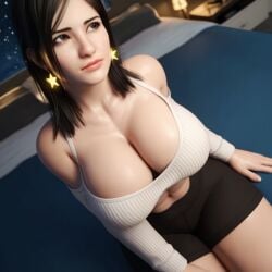 3d 3d_(artwork) abs ai ai_generated big_ass big_booty big_breasts black_hair busty cleavage emo female goth long_hair muscular_female oc original_character pale_skin radnsad solo solo_female solo_focus tensor tensor.art tensor_art thick_thighs uno(oc) uno(oc) white_skin